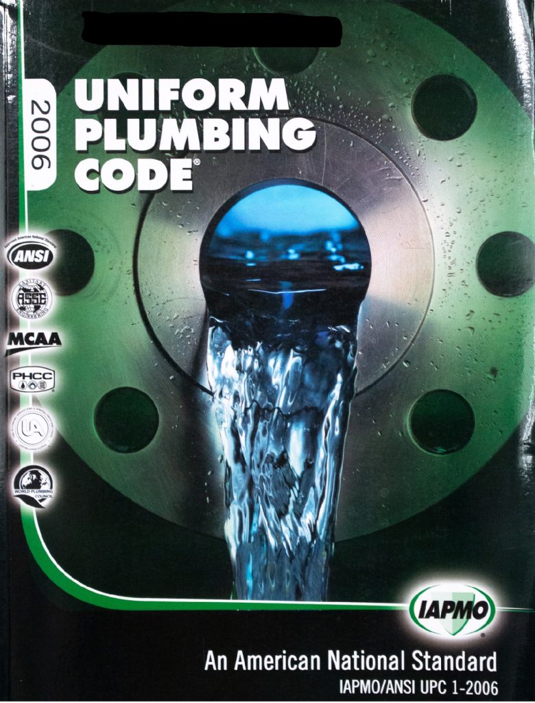 Uniform Plumbing Code Book